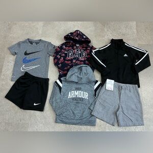 Boys NIKE/UNDER ARMOUR/GAP/ADIDAS Shorts..Sweatshirts & Athletic Jacket, sz 4